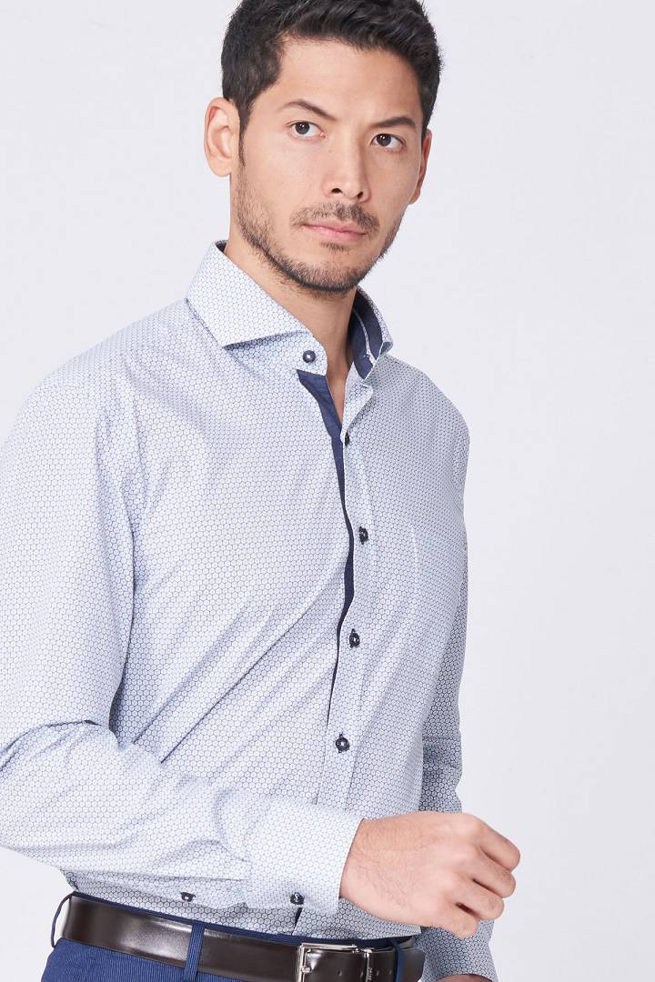 SST&C Geometric Print Shirt | 0312011014  (Outlet)_0