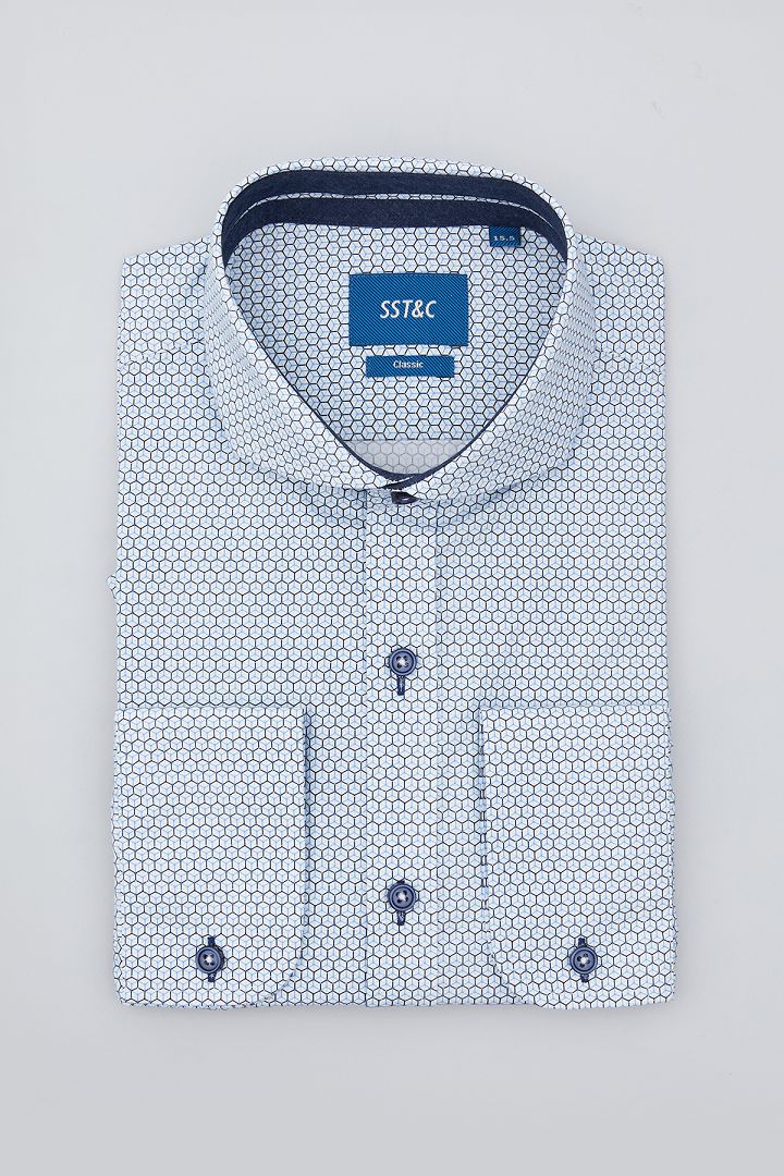 SST&C Geometric Print Shirt | 0312011014  (Outlet)_5