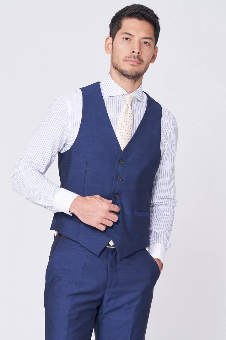 SST&C Light Blue Straight Stripe Shirt | 0312011017  (Outlet)_2