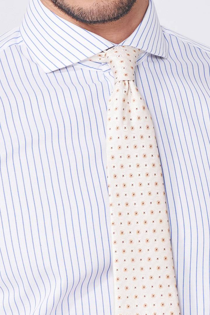 SST&C Light Blue Straight Stripe Shirt | 0312011017  (Outlet)_7