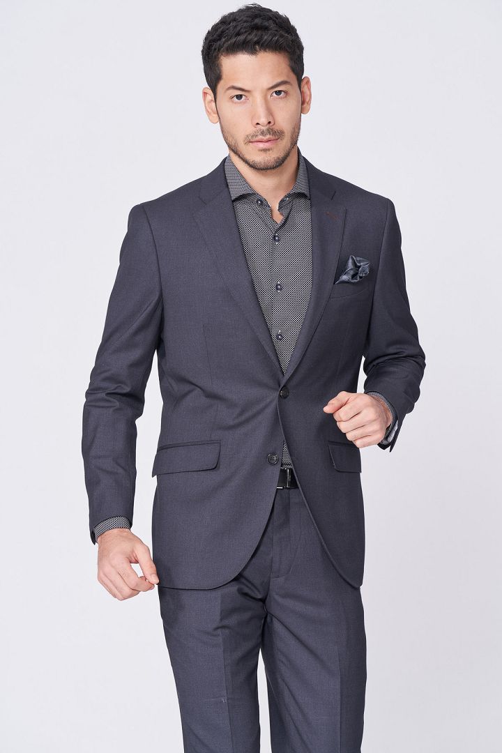 SST&C #Online Exclusive  Gray Slim Fit Suit Jacket | 0112101002  (Outlet)_1