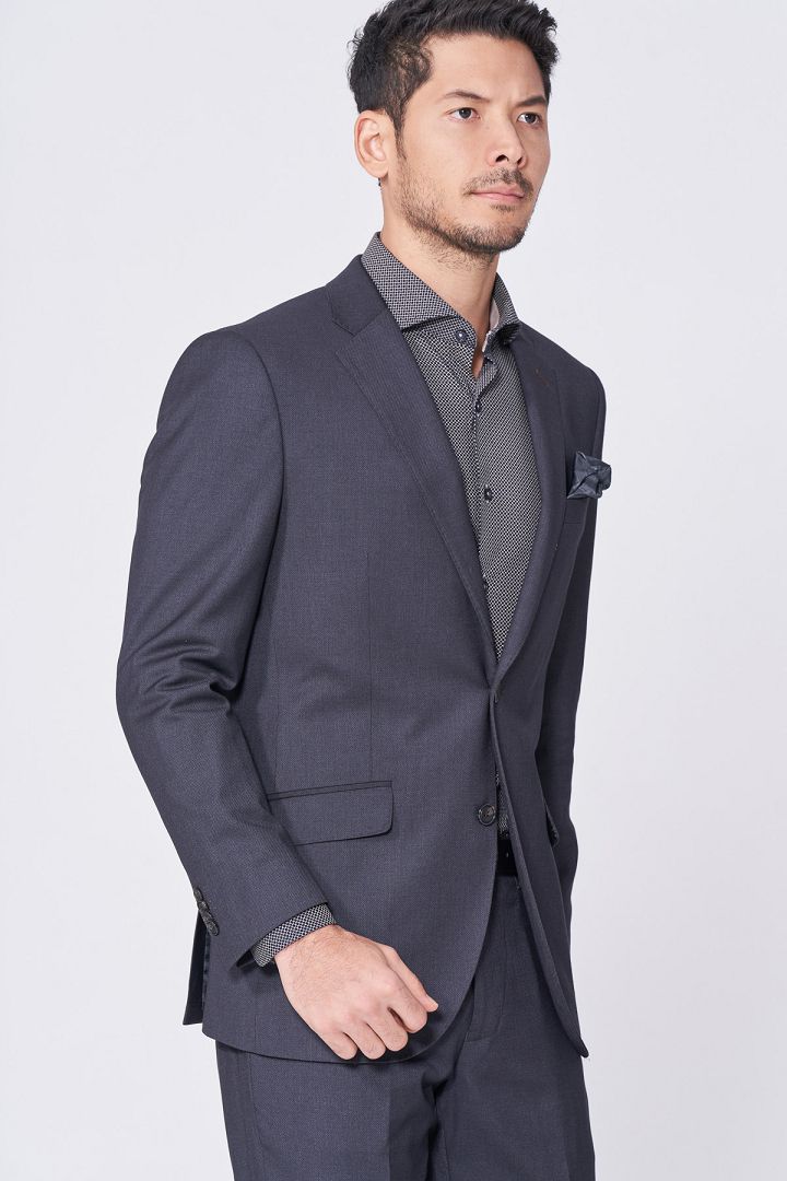 SST&C #Online Exclusive  Gray Slim Fit Suit Jacket | 0112101002  (Outlet)_2
