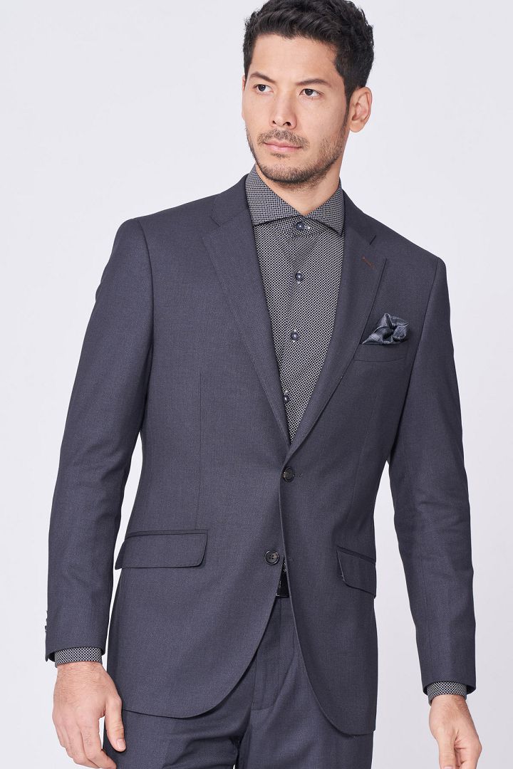 SST&C #Online Exclusive  Gray Slim Fit Suit Jacket | 0112101002  (Outlet)_3