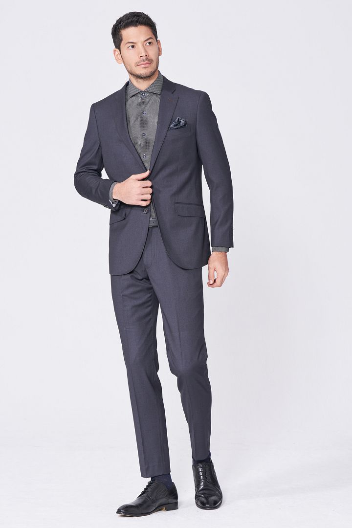 SST&C #Online Exclusive  Gray Slim Fit Suit Jacket | 0112101002  (Outlet)_6