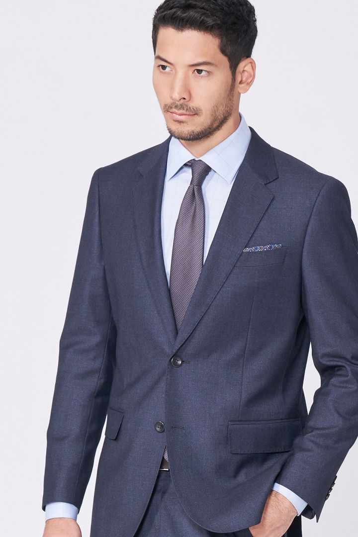 SST&C Silver Gray Slim Fit Suit Jacket | 0112101003  (Outlet)_3