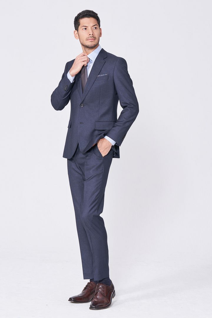 SST&C Silver Gray Slim Fit Suit Jacket | 0112101003  (Outlet)_5