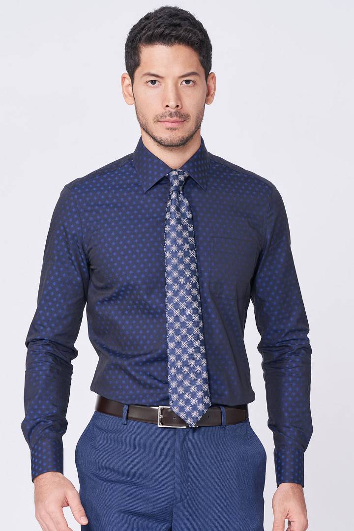 SST&C Mixed Blue Shirt | 0312012003  (Outlet)_1