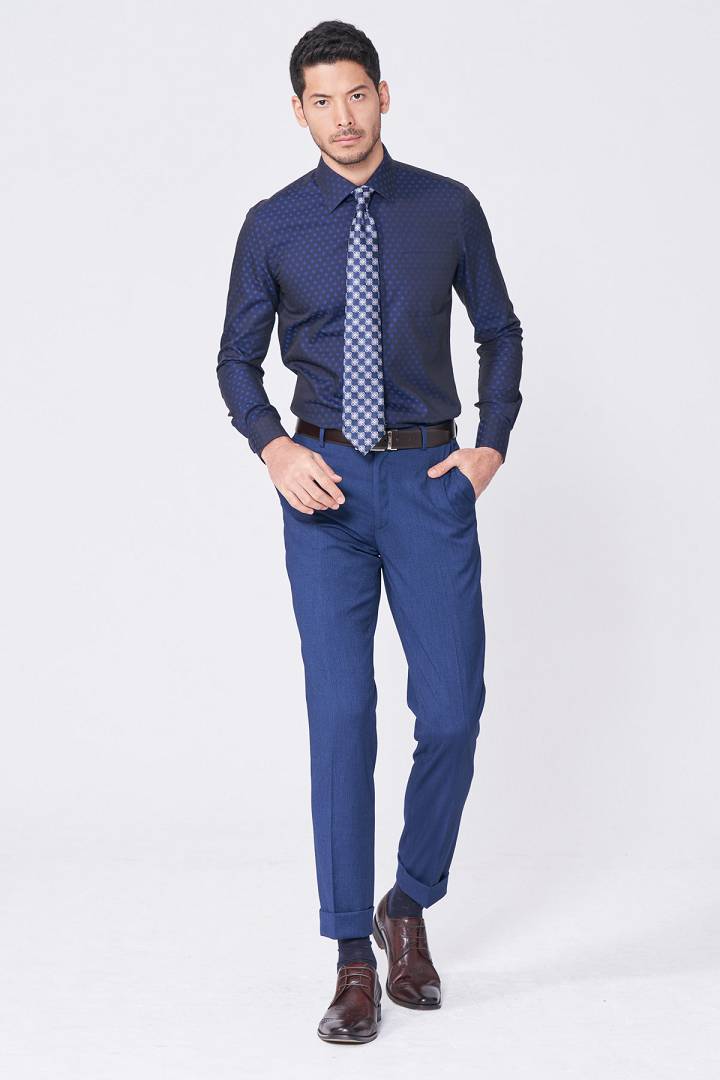 SST&C Mixed Blue Shirt | 0312012003  (Outlet)_4