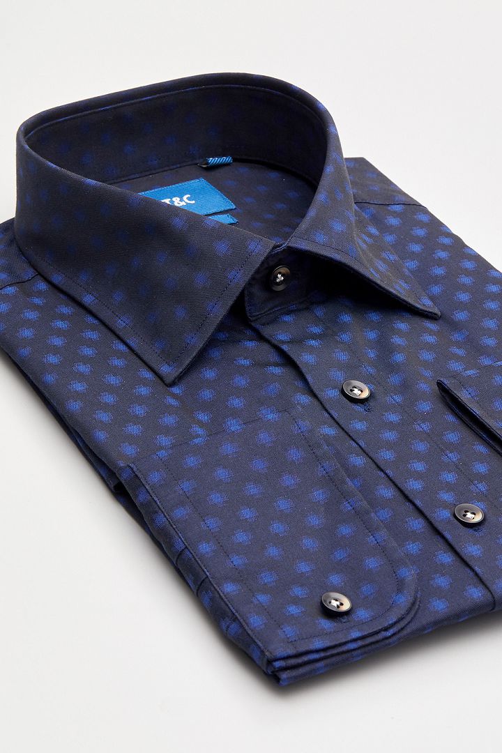 SST&C Mixed Blue Shirt | 0312012003  (Outlet)_9