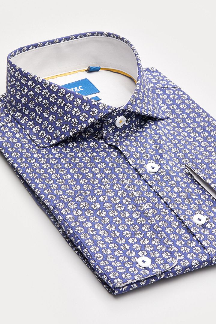 SST&C #Online Exclusive  Little White Flower Stretch Shirt | 0312012011  (Outlet)_6