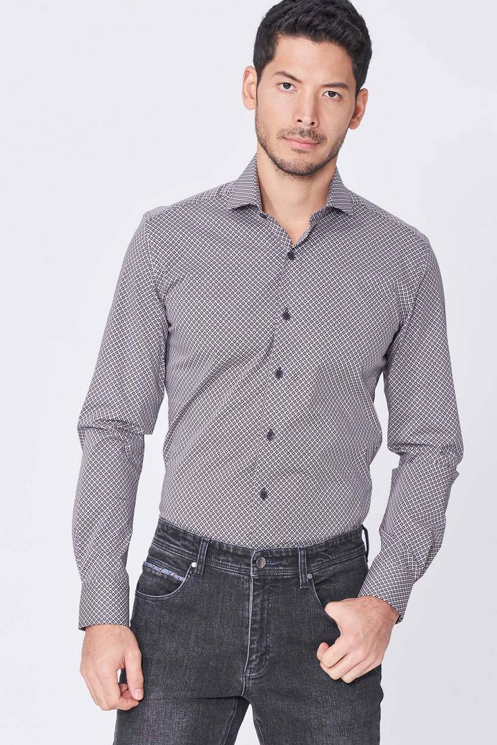SST&C #Online Exclusive  Geometric Print Shirt | 0312101004  (Outlet)_2