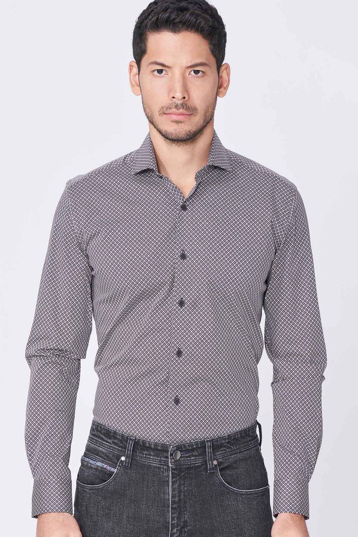 SST&C #Online Exclusive  Geometric Print Shirt | 0312101004  (Outlet)_3