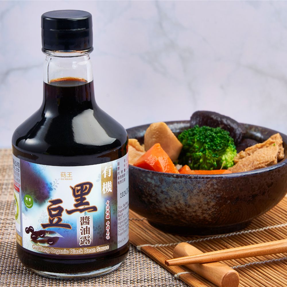 【菇王食品】有機黑豆醬油露 300ml_0