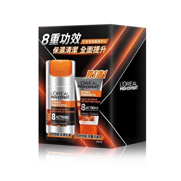 Loreal Paris 巴黎萊雅8效勁能保濕乳液 50mlx2 Pchome 24h購物