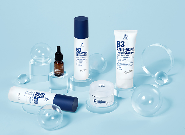 【Dr. May】美博士B3專業全方位抗痘組-B3抗痘化妝水(125ml)+B3抗痘精華(10ml)+B3抗痘潔顏乳(120ml)+專業保濕面膜(4片/盒)_3