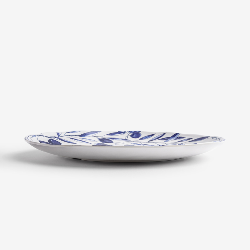 典雅青瓷 28cm 合成樹脂主餐盤│花圈│單品_2