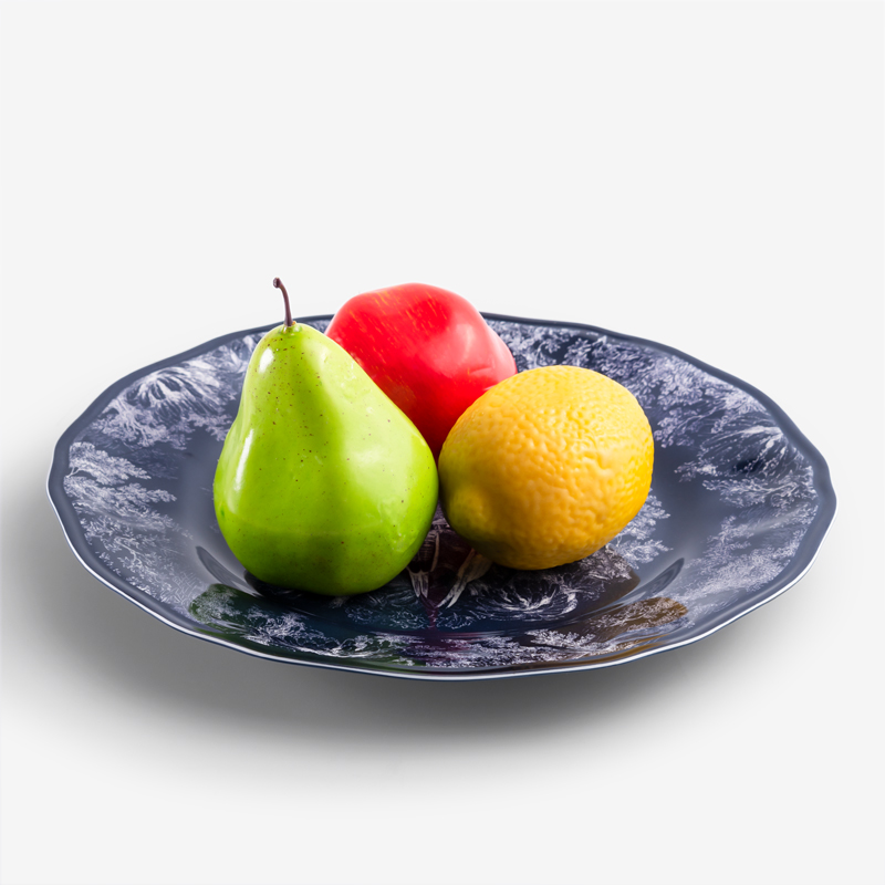 WAGA Cobalt 28cm Melamine Round Dinner Plate | Leopard_5