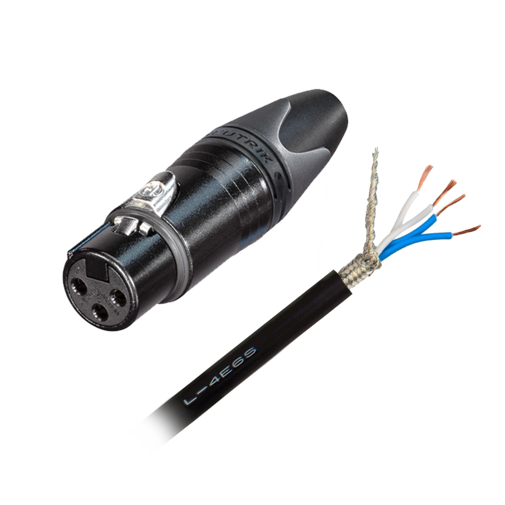 【線材】CANARE L-4E6S + NEUTRIK XLR 麥克風線 音源線 5米_0