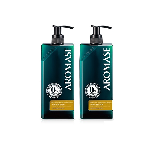 買二送一【AROMASE艾瑪絲】去屑止癢洗髮精400mlx2 (贈頭皮淨化液 80ml)_1
