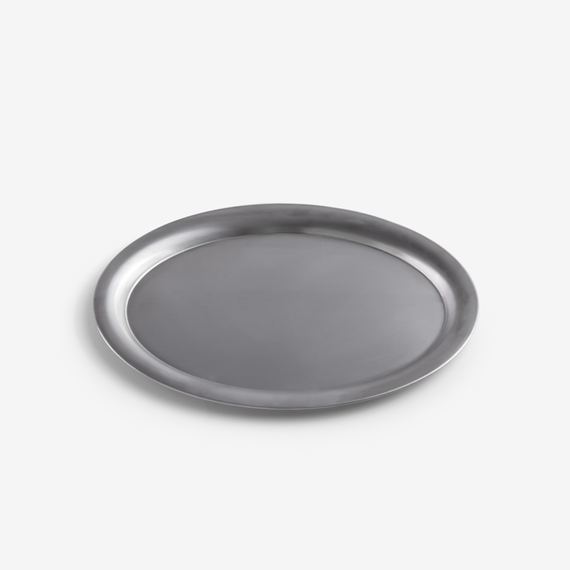 Simple 26.5cm Metal Oval Tray_0