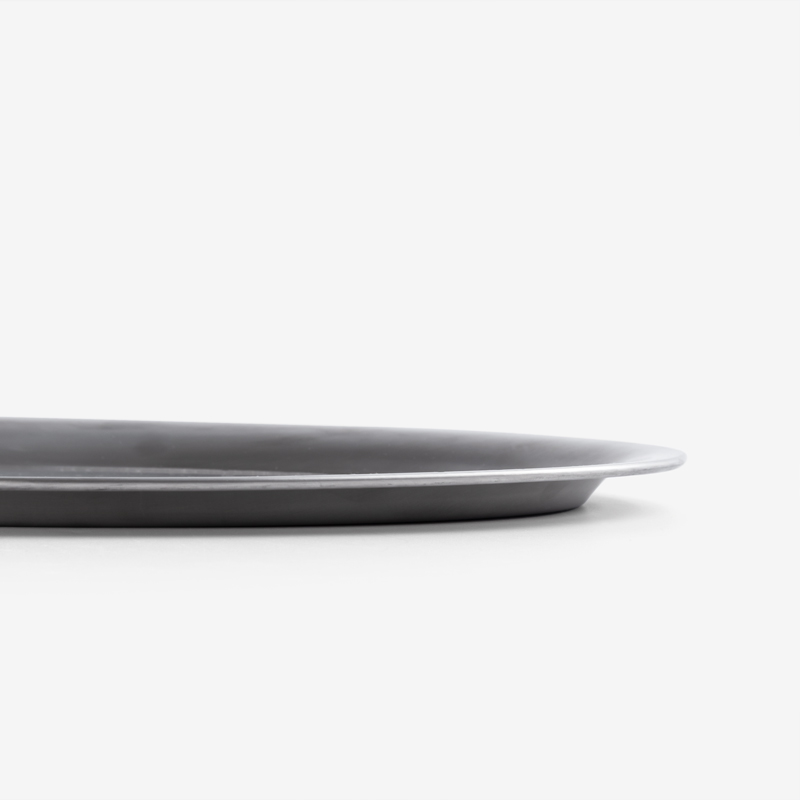 Simple 26.5cm Metal Oval Tray_2