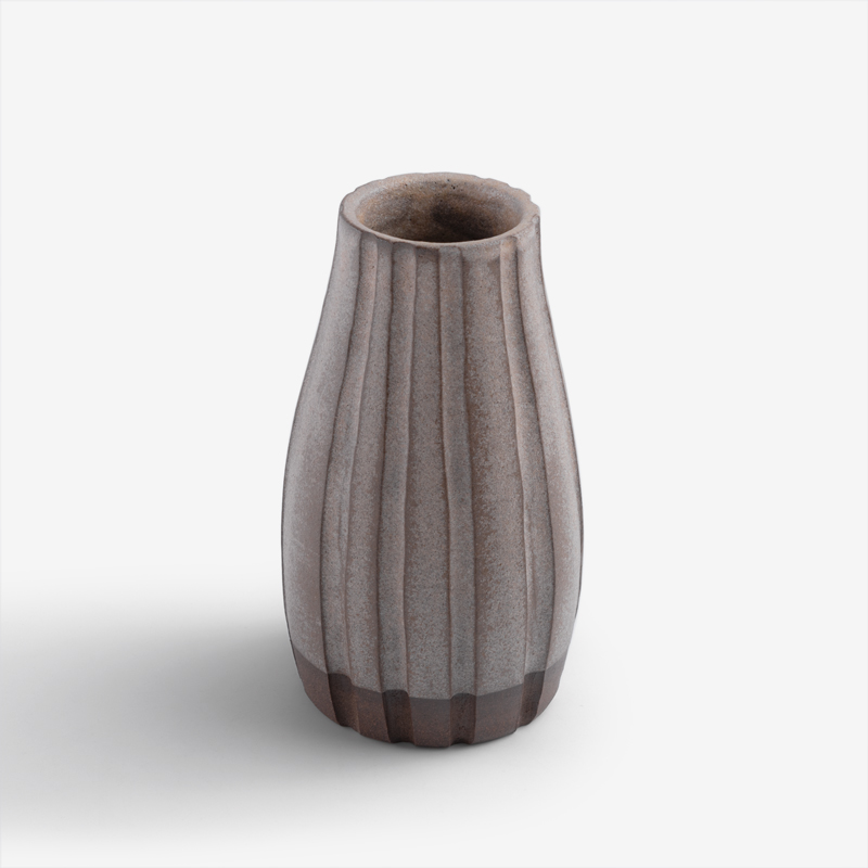WAGA Earth 13.5cm Ceramic Vase | Gray_0