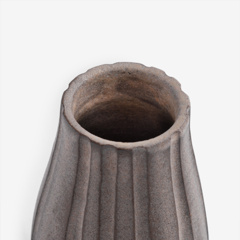 WAGA Earth 13.5cm Ceramic Vase | Gray_2
