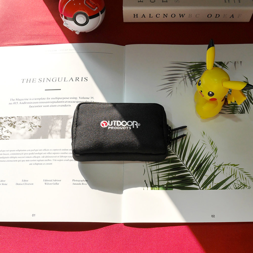 【OUTDOOR】寶可夢Pokemon-訓練家系列零錢包-黑色 ODGO20C12BK_5
