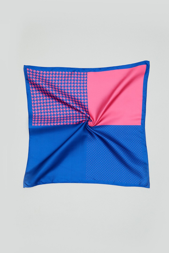 SST&C Four Grid Pocket Square | 3012103003  (Outlet)_0