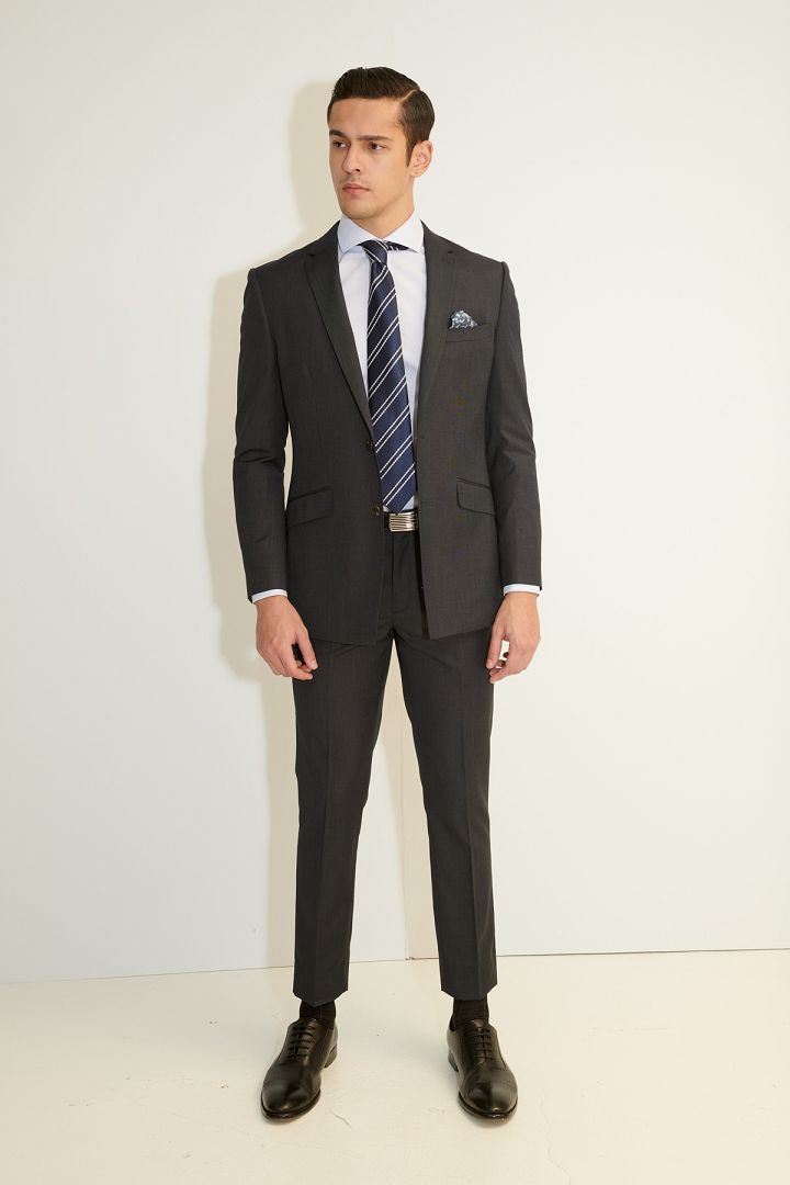 SST&C Navy Slim Fit Suit Trousers | 0212103007  (Outlet)_1