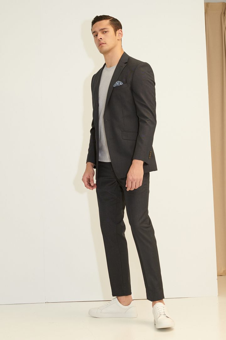 SST&C Navy Slim Fit Suit Trousers | 0212103007  (Outlet)_4