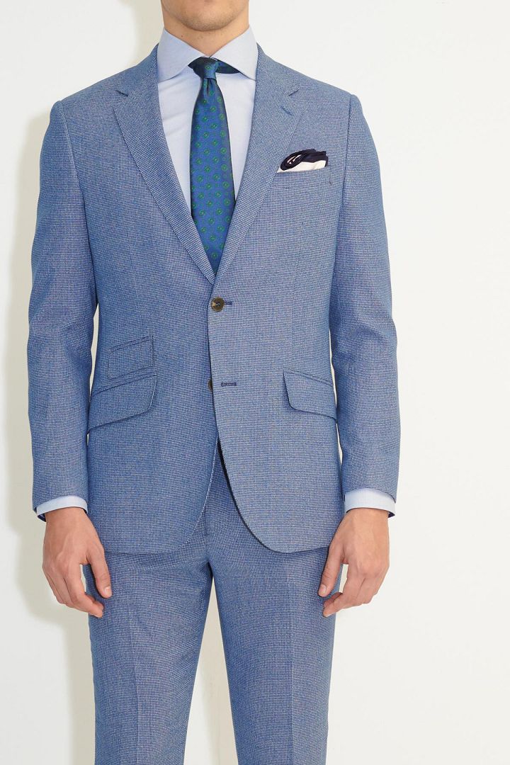 SST&C Retro Check Pattern Slim Fit Suit Jacket | 0112103004  (Outlet)_8