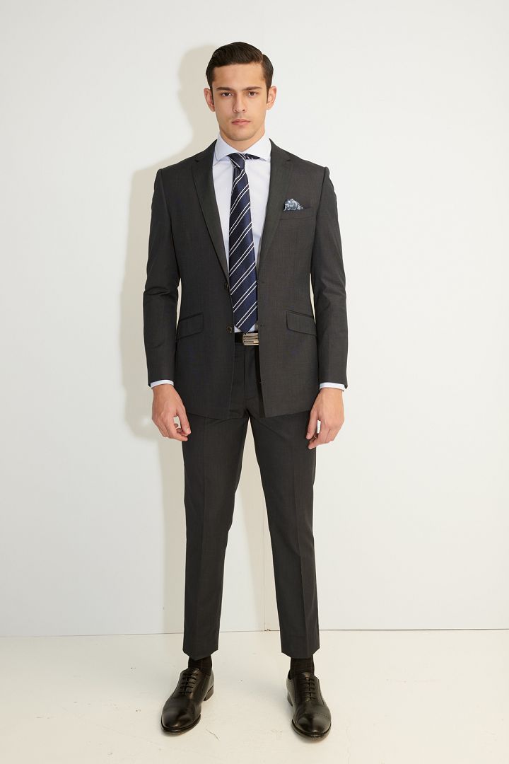 SST&C #Online Exclusive  Navy Slim Fit Suit Jacket | 0112103007  (Outlet)_8