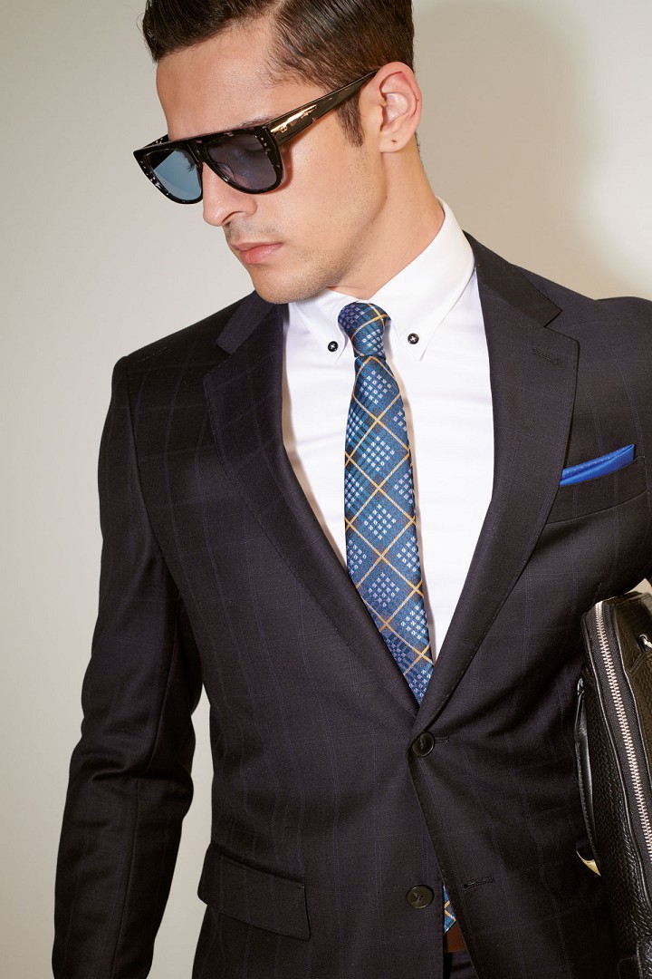 SST&C Check Pattern Tie | 1912103031  (Outlet)_1