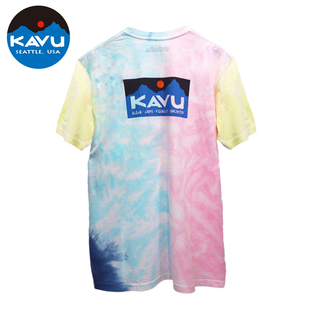 西雅圖 kavu klear above etch art 棉質 t shirt far out tie dye 847 特價nt 1 080