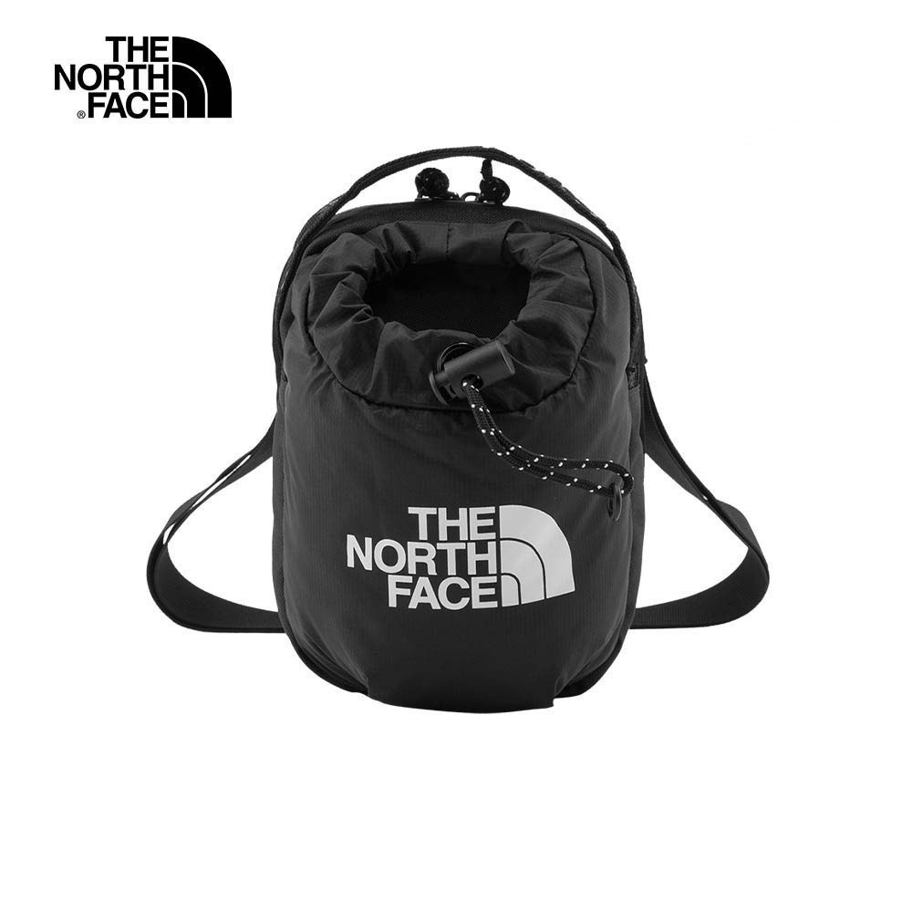 The North Face北面男女款黑色抽繩休閒單肩包｜52RYJK3_0