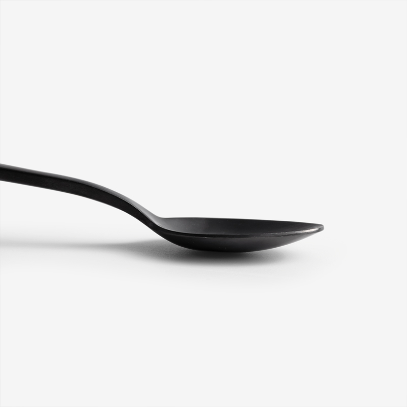White Crowned 15.3cm Stainless Steel Dessert Spoon_1