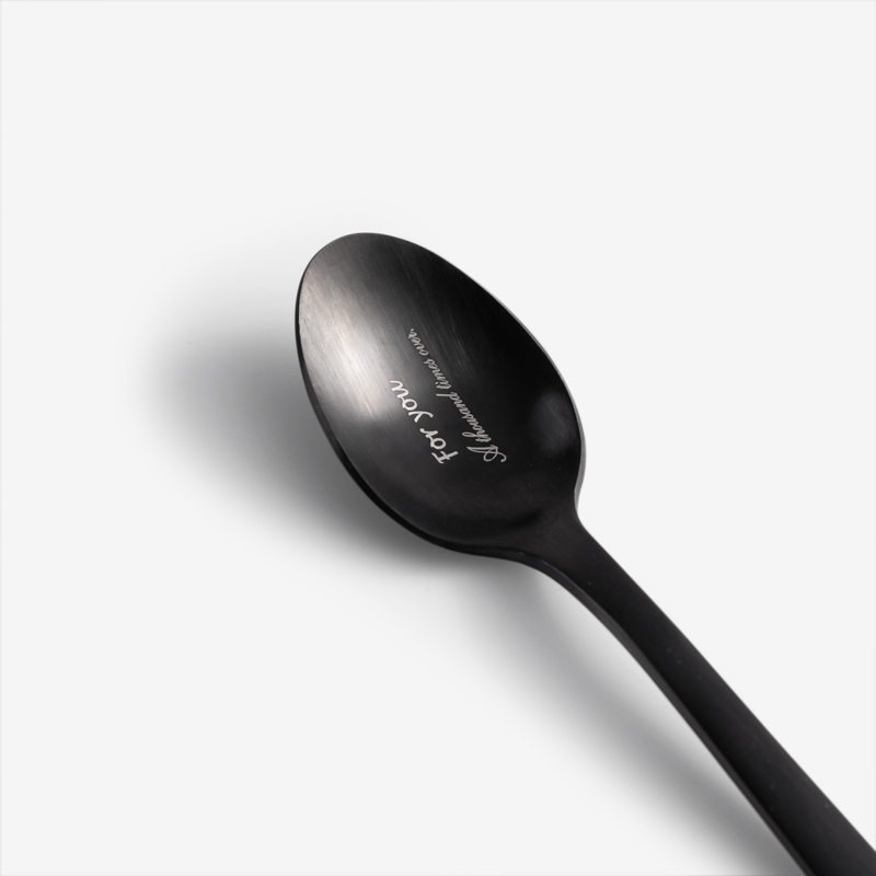 White Crowned 15.3cm Stainless Steel Dessert Spoon_2