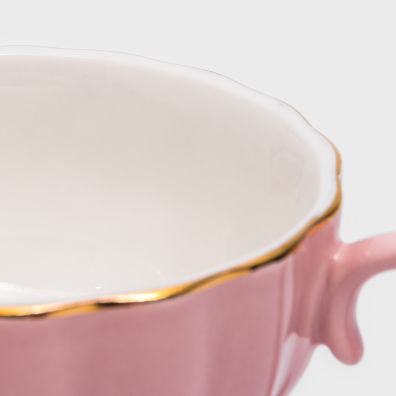 WAGA Fantasy Ceramic Teapot Teacups Set | Pink_4