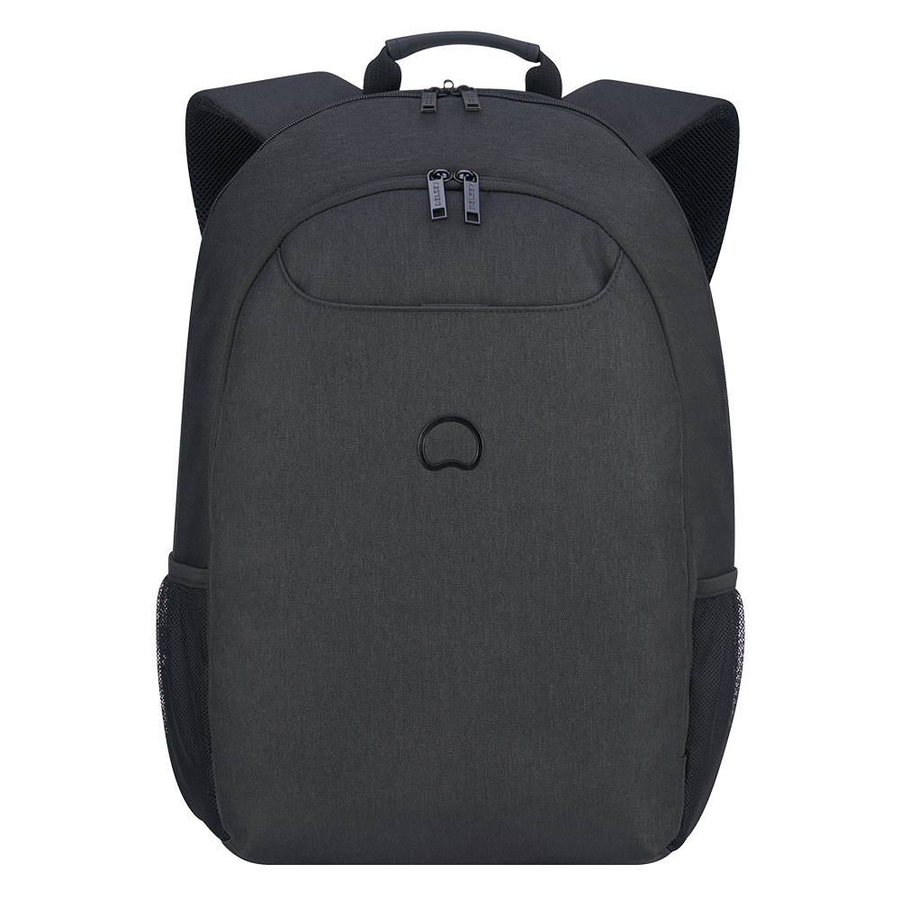【DELSEY】ESPLANADE-17.3''電腦後背包-深黑色 00394262250