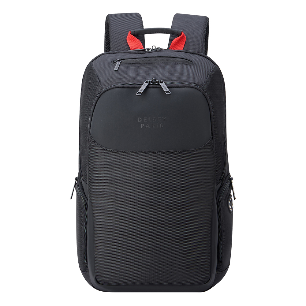 【DELSEY】PARVIS PLUS-15.6''電腦後背包-黑色 00394460300