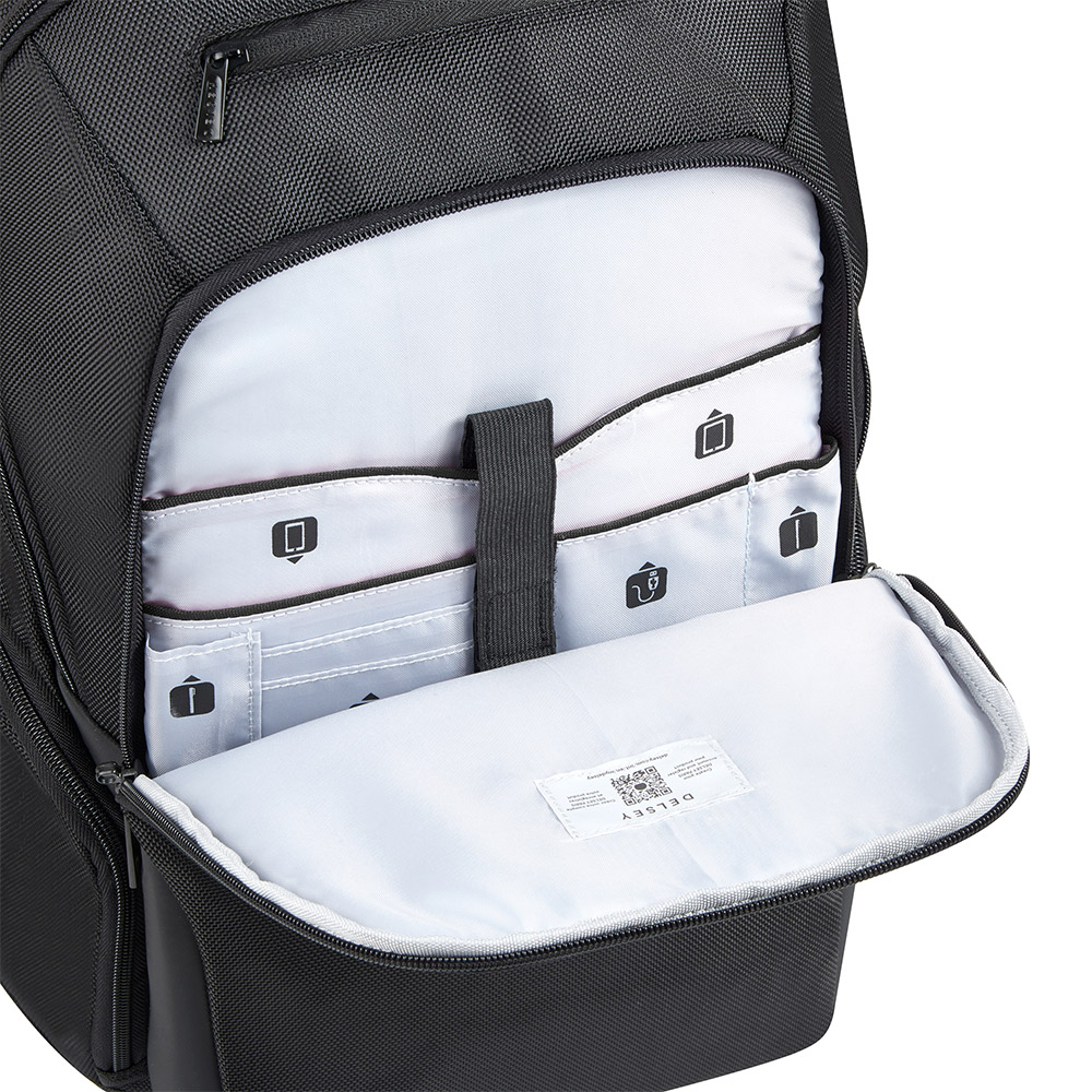 【DELSEY】PARVIS PLUS-15.6"電腦後背包-黑色 00394460300_7