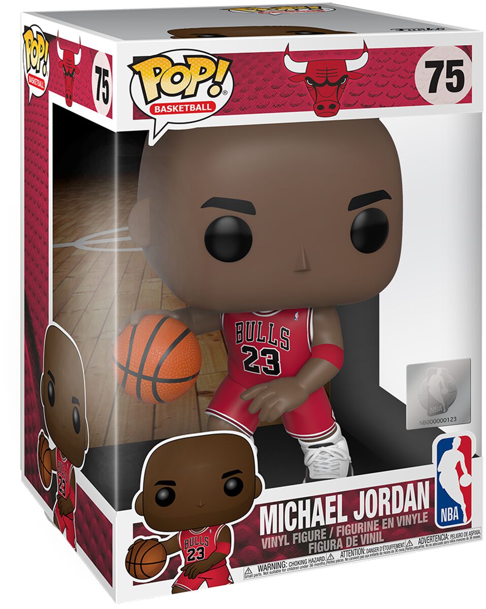 Funko Pop NBA 75 大型10吋 Michael Jordan 公仔 XXL 美國職籃聯盟雜誌