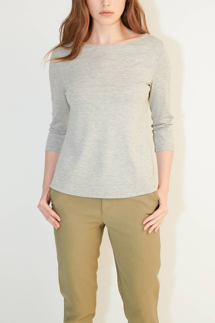 SST&C Women'S Olive Green Cropped Slim Trousers | 7262104001  (Outlet)_3