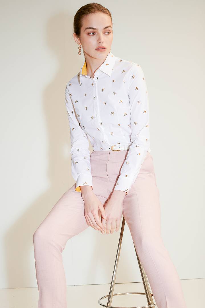 SST&C Women'S Nine-Point Slim Fit Trousers | 7262104005  (Outlet)_0