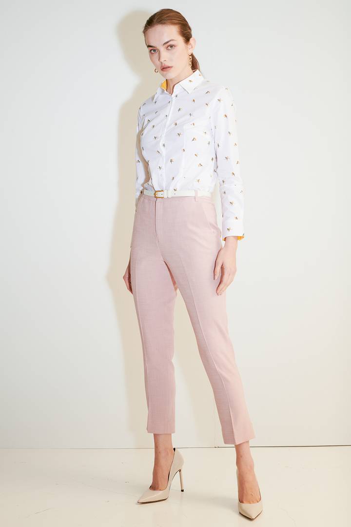 SST&C Women'S Nine-Point Slim Fit Trousers | 7262104005  (Outlet)_4