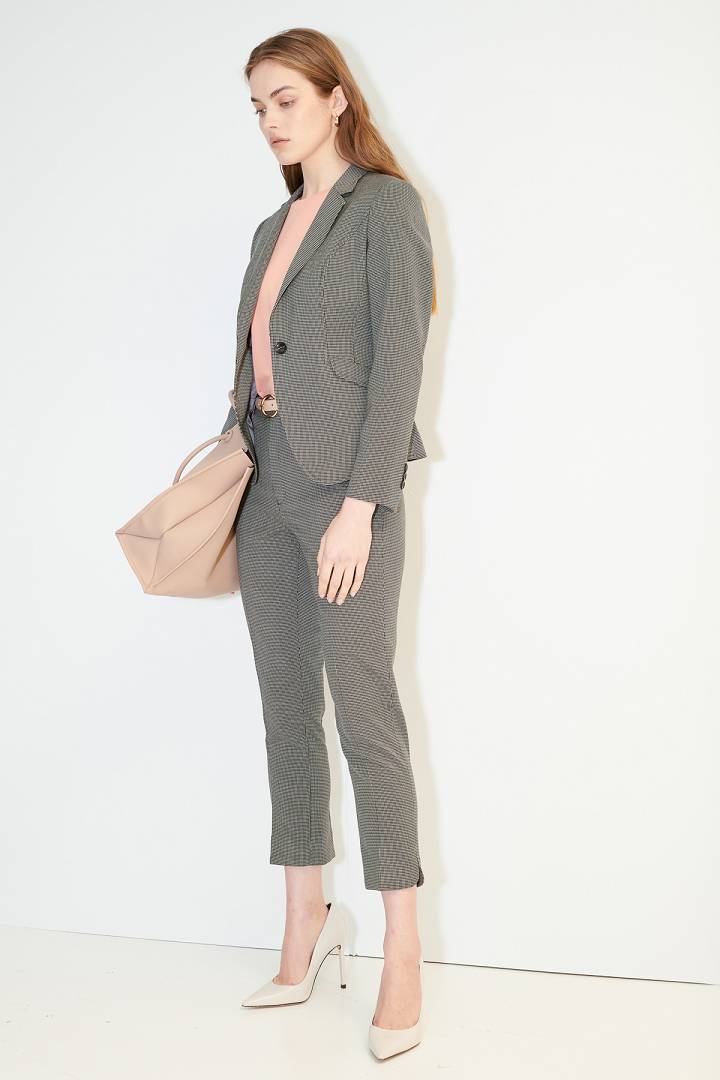 SST&C Women'S Nine-Point Slim Fit Trousers | 7262104006  (Outlet)_3