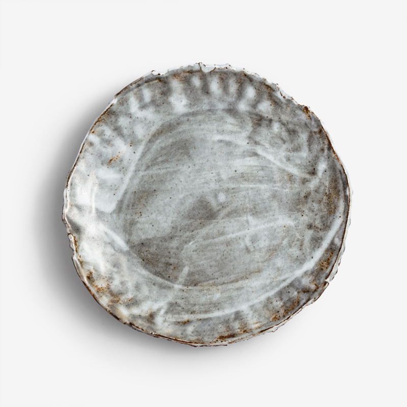 職人 手捻原生 19cm 異邊陶瓷盤︱咖啡︱單品_1