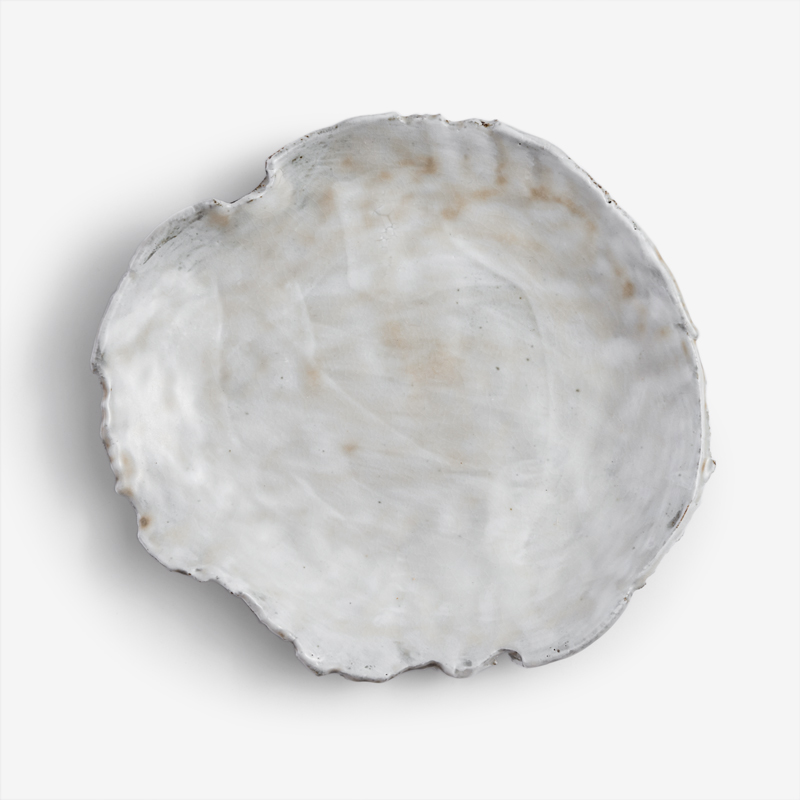 Bisque 22cm Ceramic Plate | Milk_1
