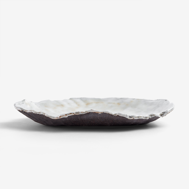 Bisque 22cm Ceramic Plate | Milk_2